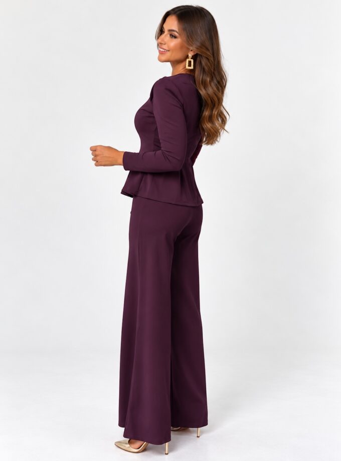Conjunto Lauren berenjena